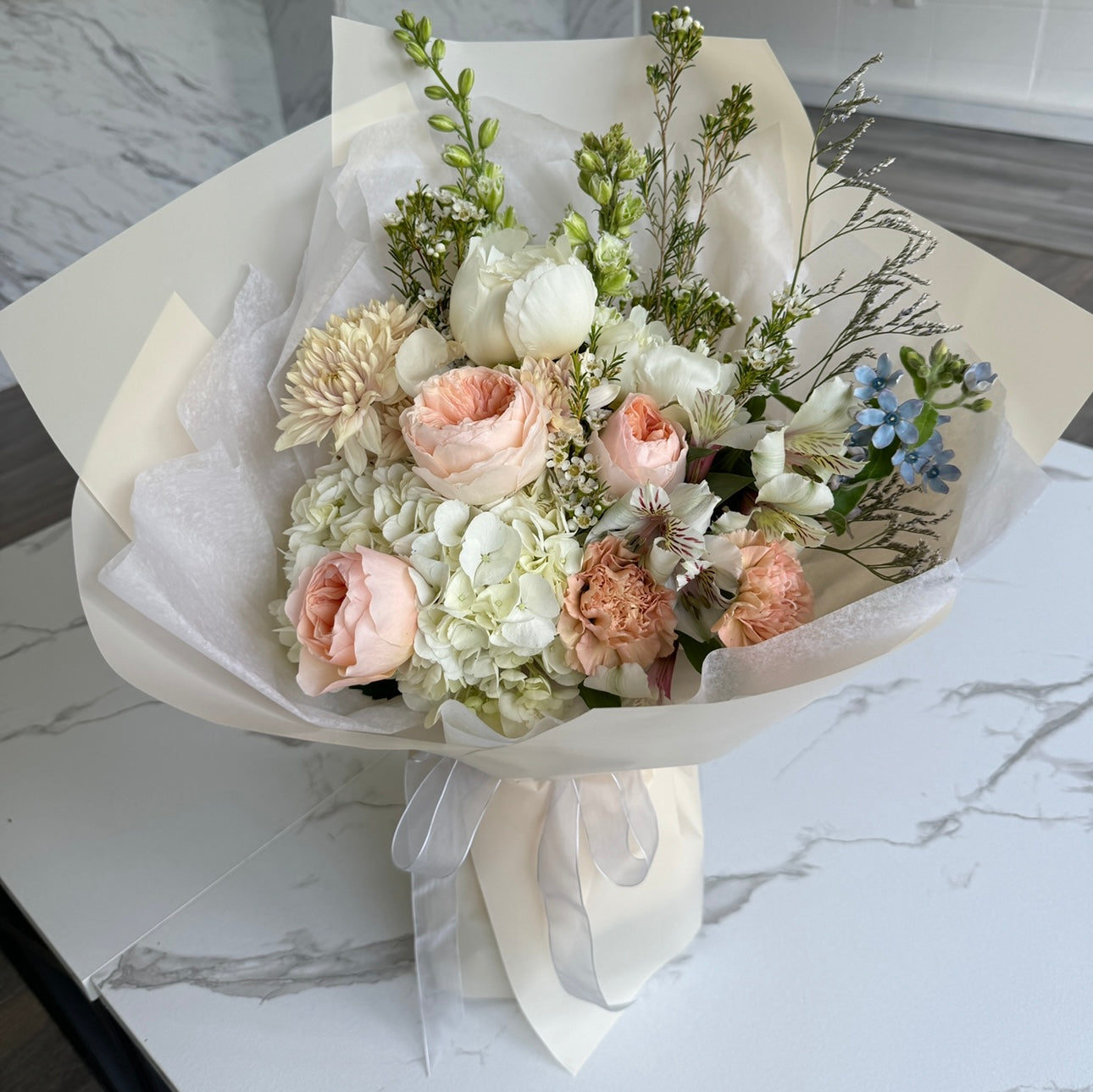 Bouquet Blooming Hydrangea