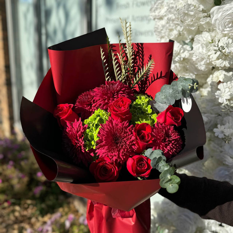 Ruby Dream Bouquet with Roses