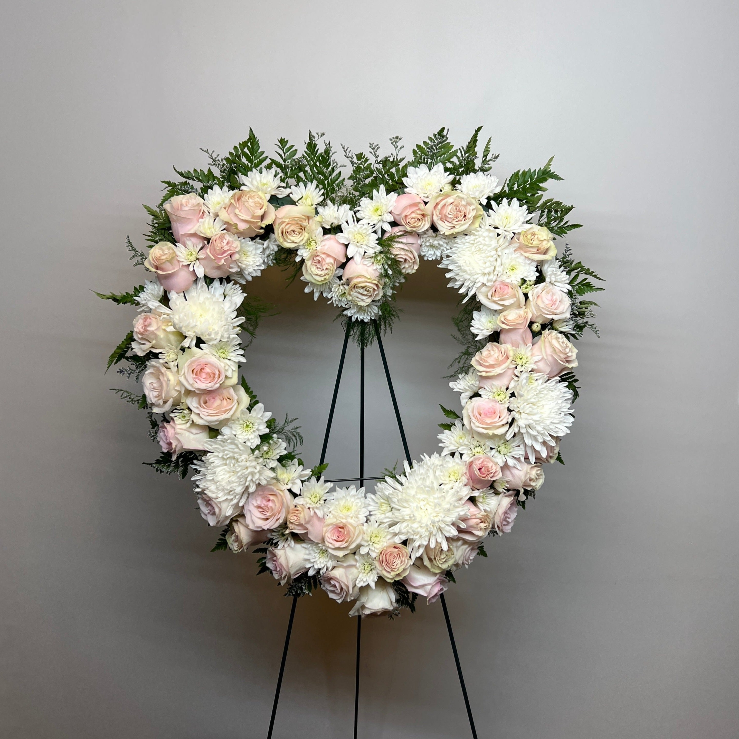 Heart Wreath - Flowers