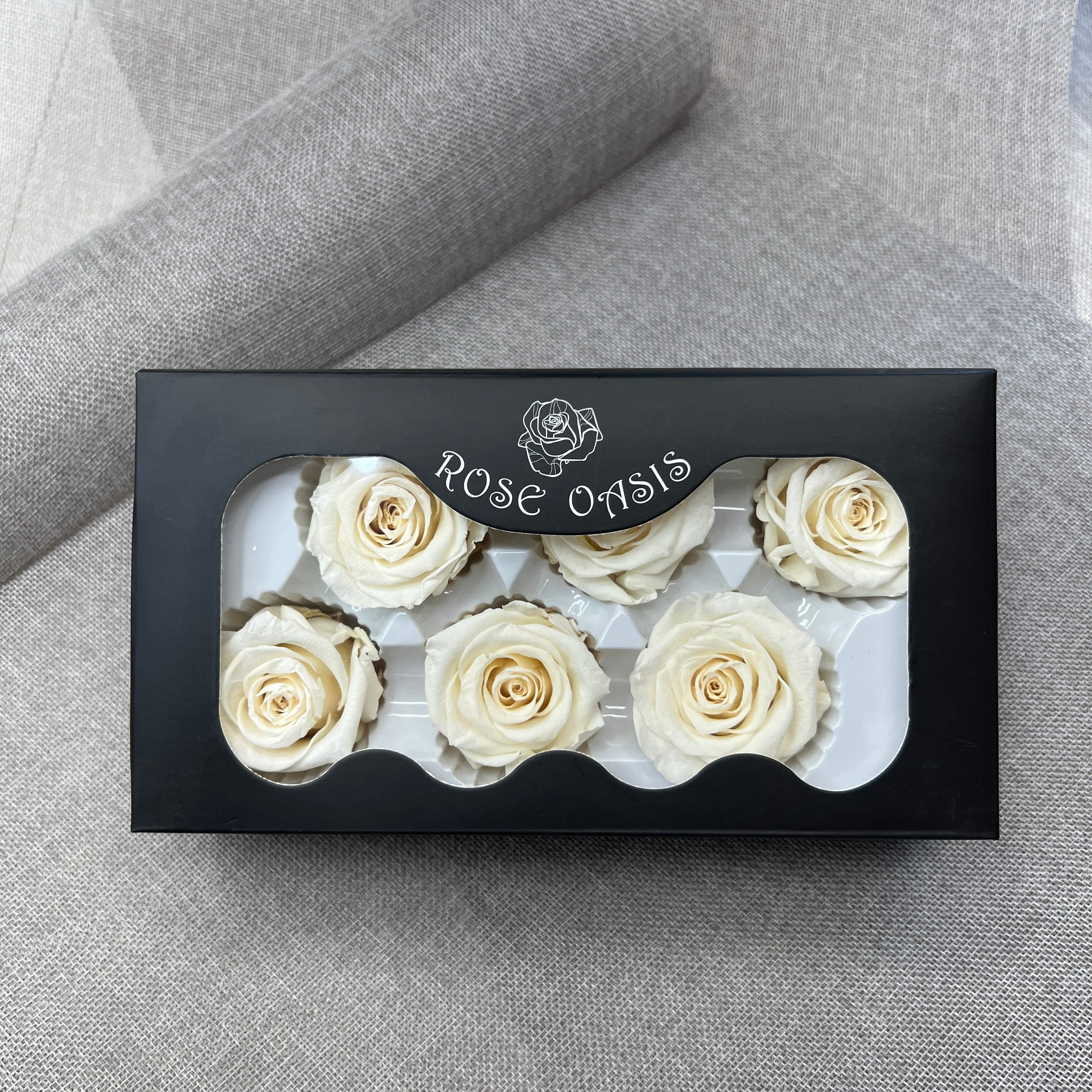 Preserved Roses Box (Ivory)