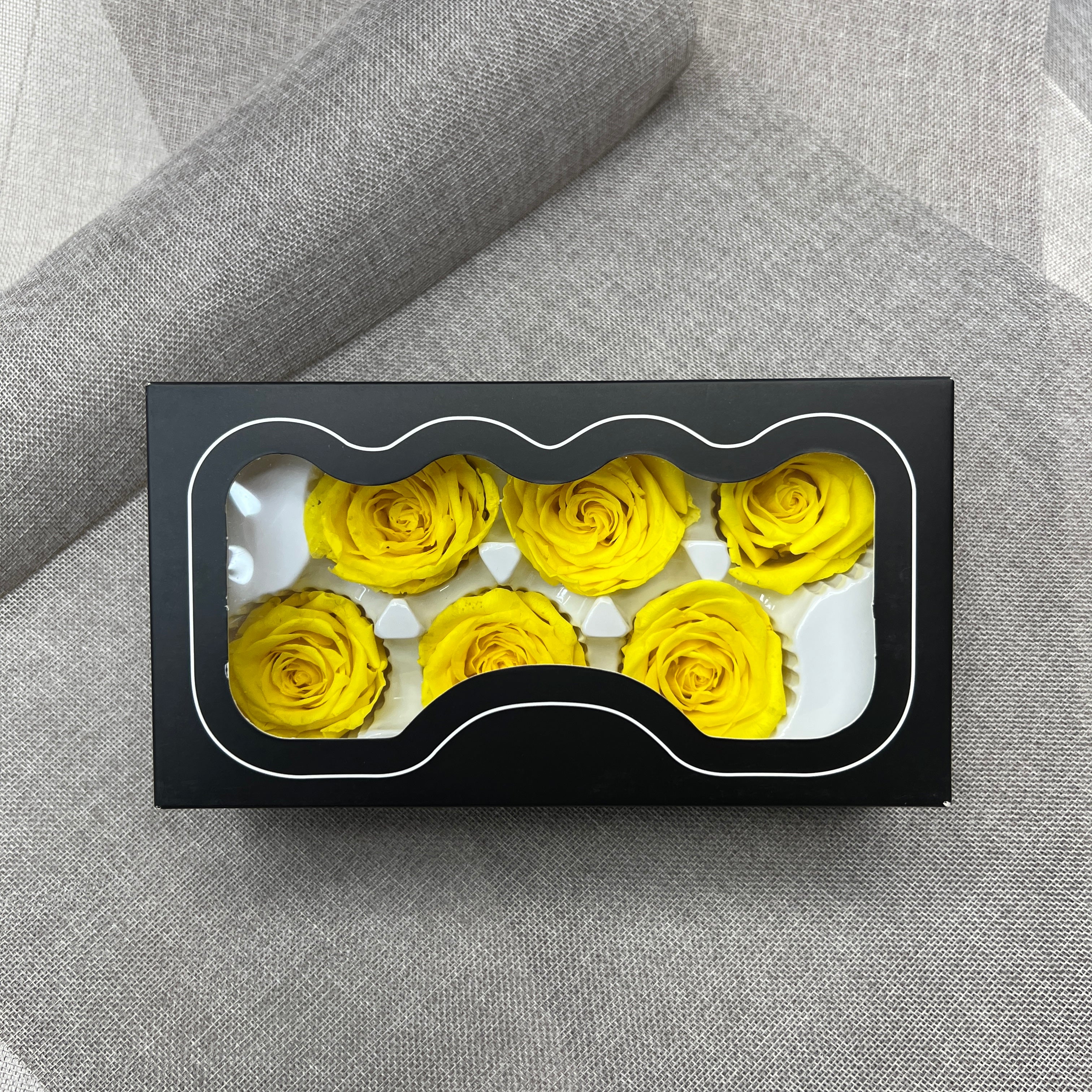 Preserved Roses Yellow Box