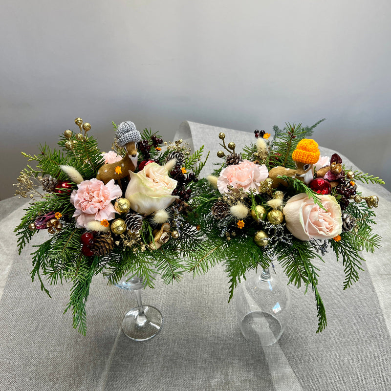 Christmas Arrangement - elegant details