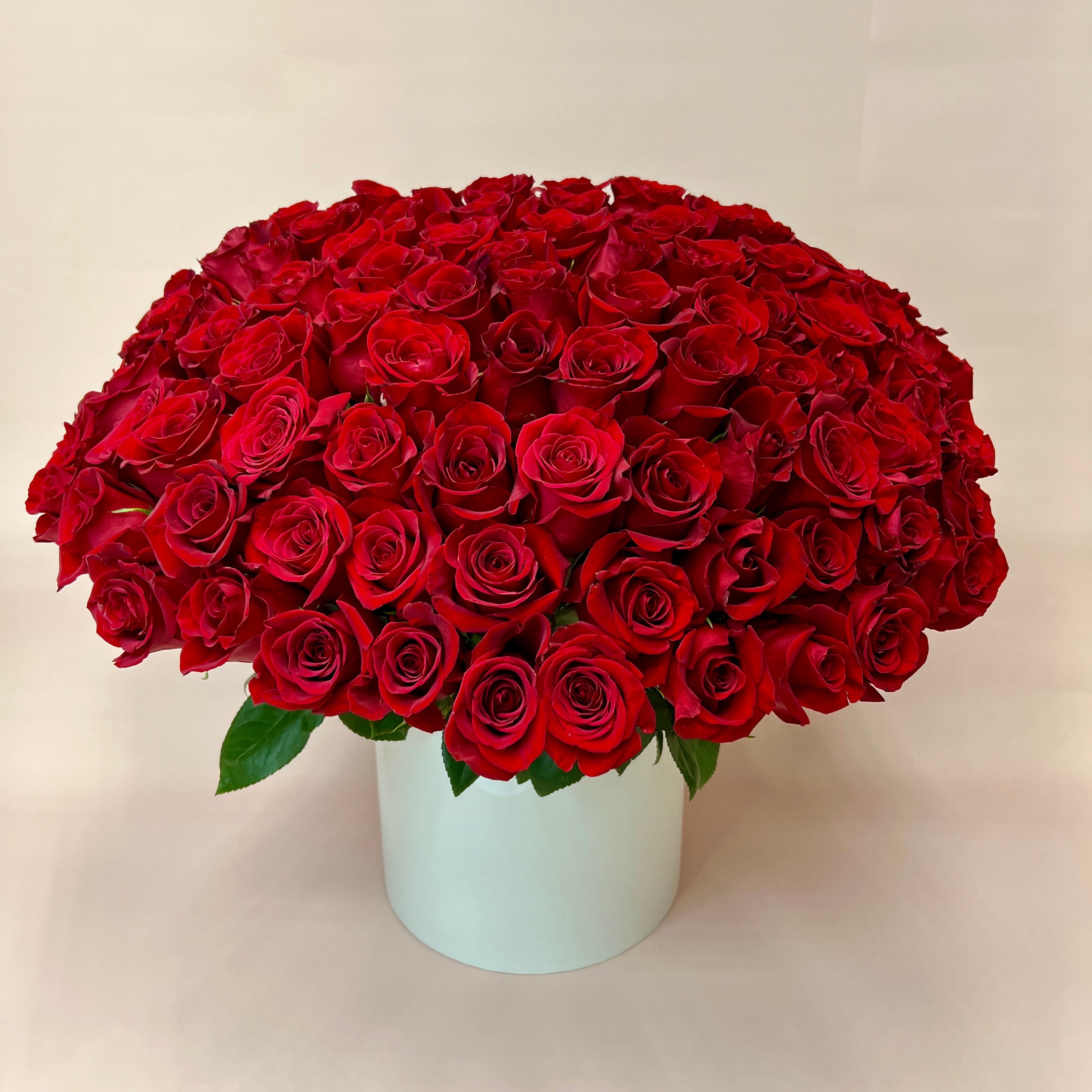 Luxury Box with Red Roses Bouquet