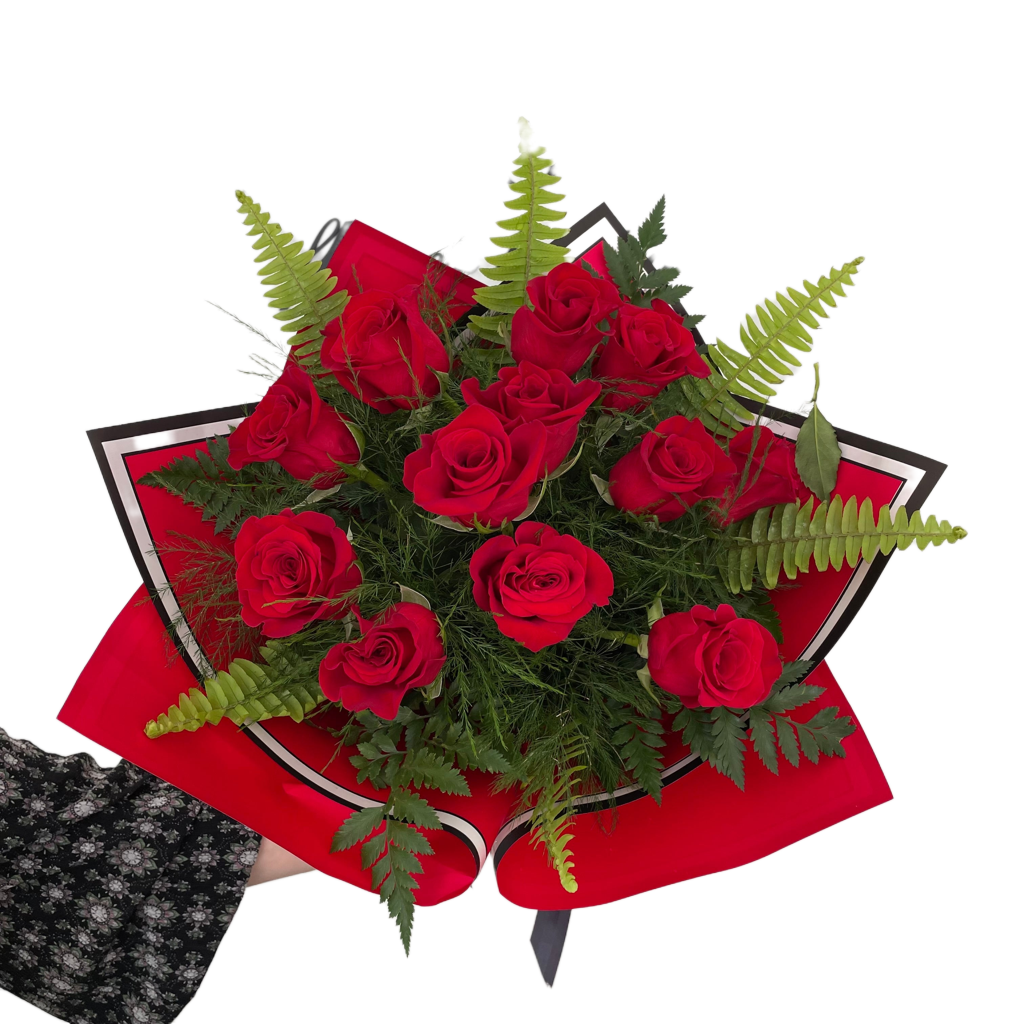 Dozen Red Roses Bouquet