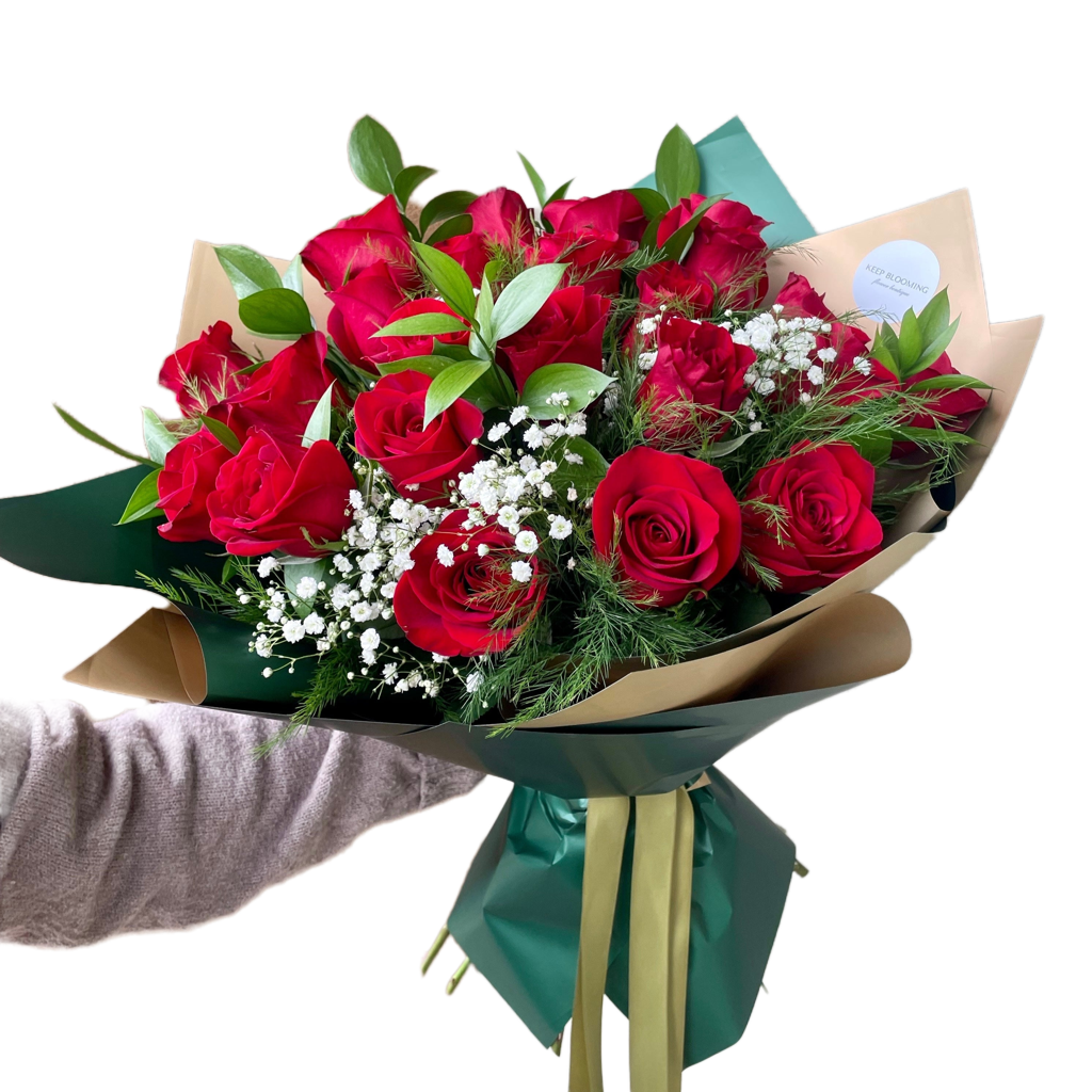 Classic Red Roses Bouquet